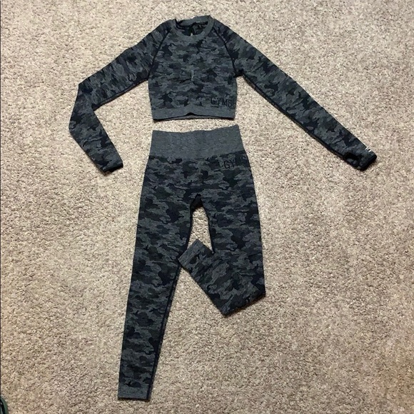 Gymshark Pants - Gymshark camouflage set